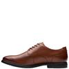 CLARKS MENS SHOE - TAN LEATHER